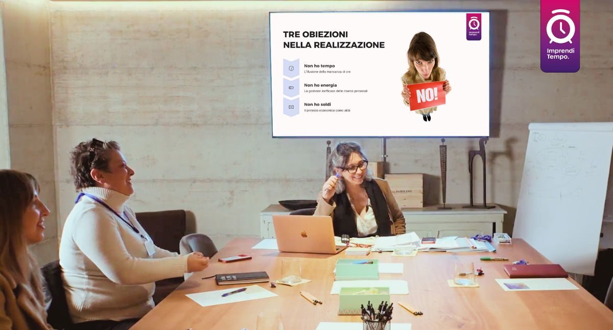 Sessione di consulenza ImprendiTempo in aula con imprenditori